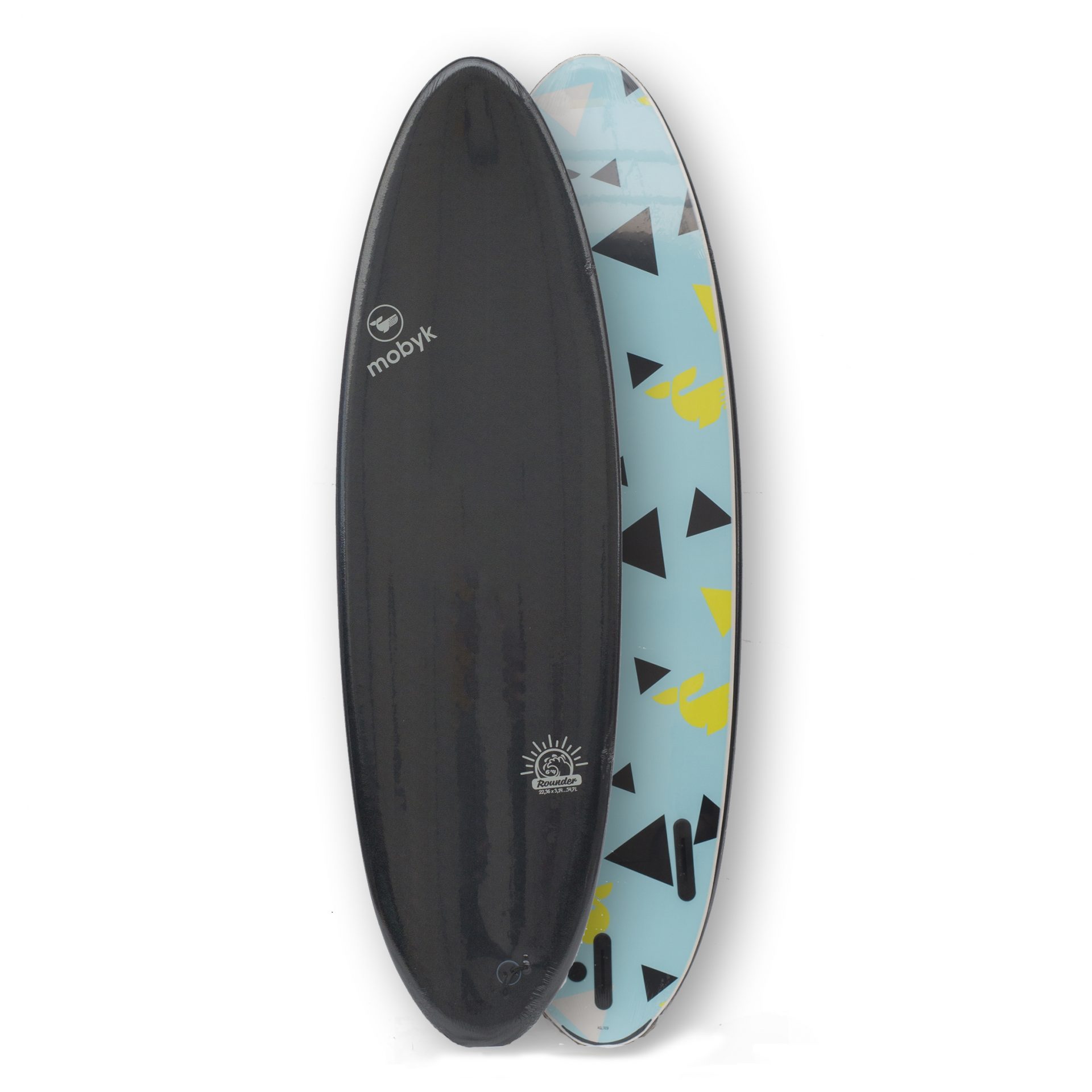 Mobyk surfboards 6´4 black