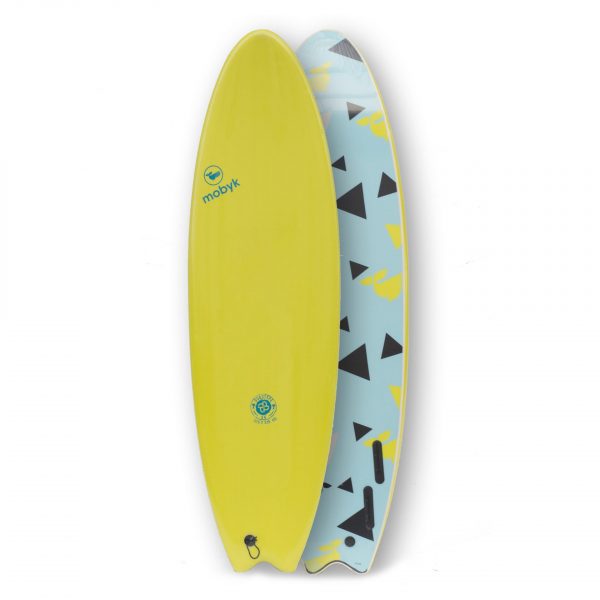 Mobyk surfboards 6´6 electric lemon