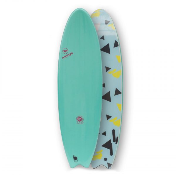 Mobyk surfboards 6´6 turquoise