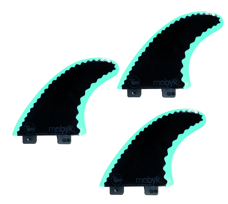 Mobyk flex fins trio Mobyk security flex surf fins trio