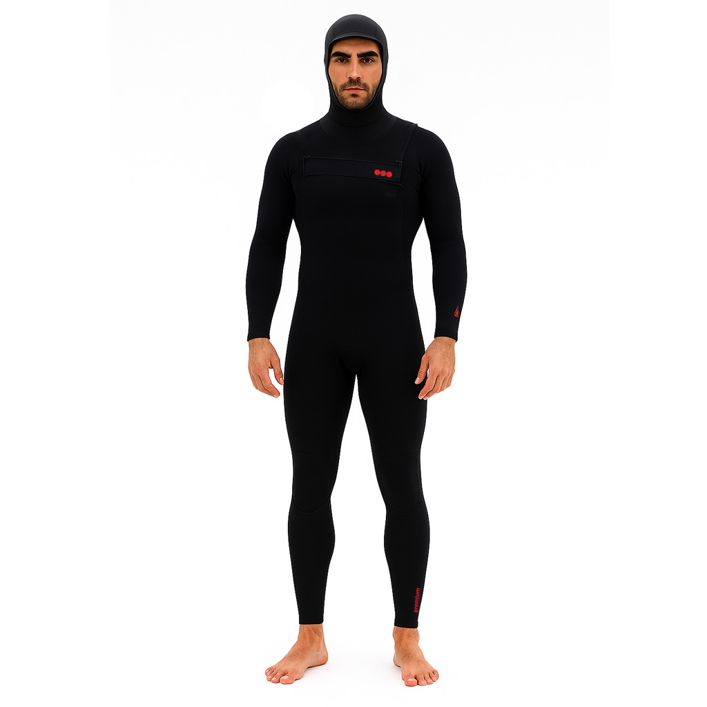 Surf Wetsuit MEN 6.5 mm SC 2 hooded