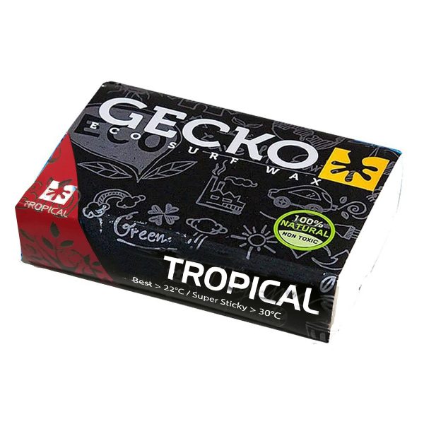 Gecko Eco Friendly Surfboard Wax tropical