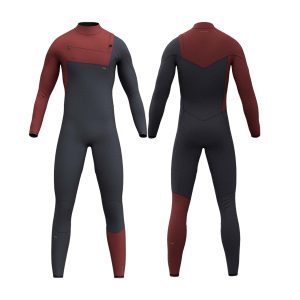 Traje de neopreno para surf de niños premium wetsuits kids 35_45 slateblack red