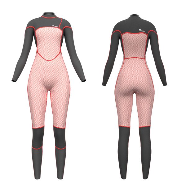 traje de surf neopreno premium wetsuit felpa interior