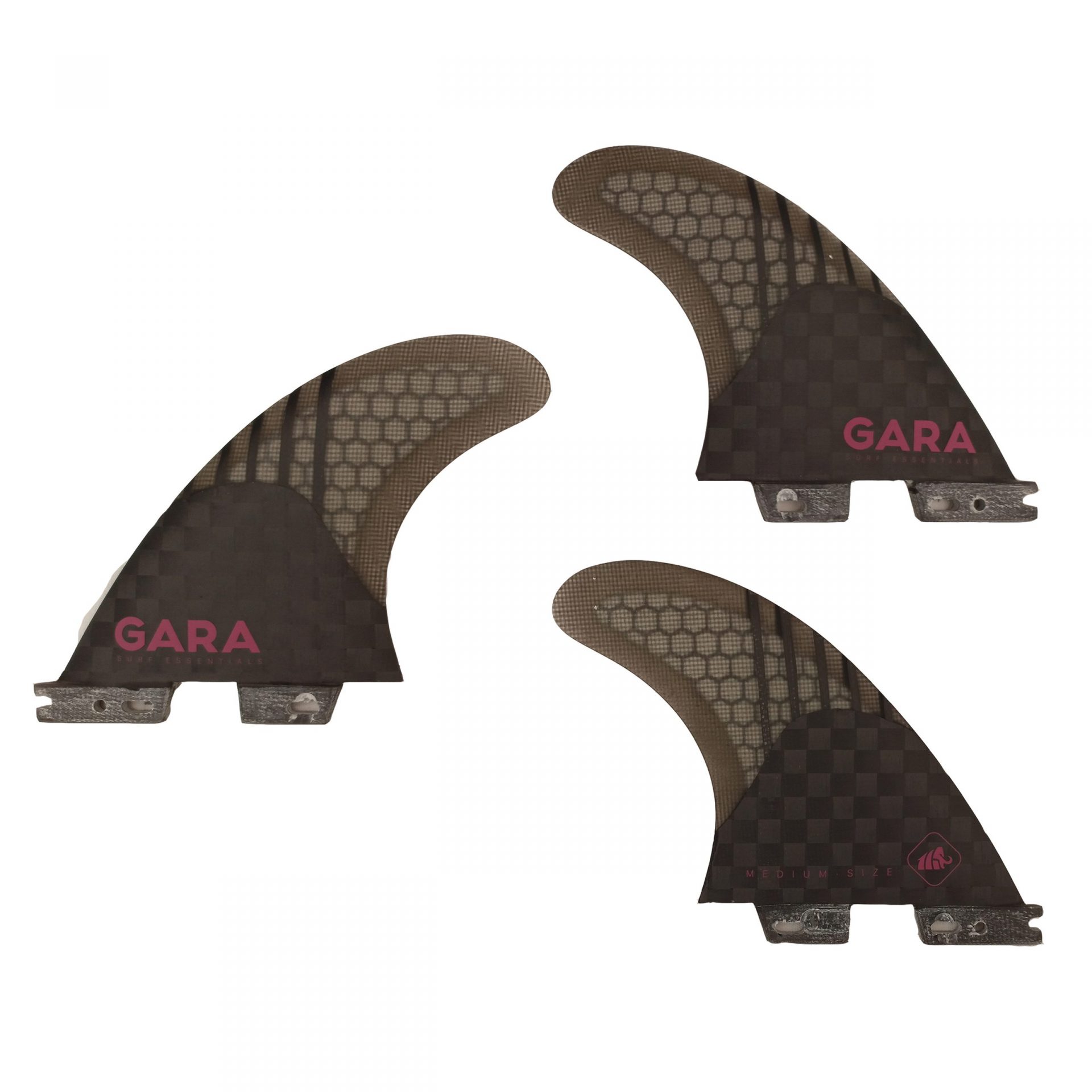 Gara surf carbon fins medium Gara surf carbon fins M