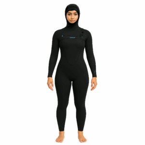 Traje de surf de chica con gorro Premium wetsuit