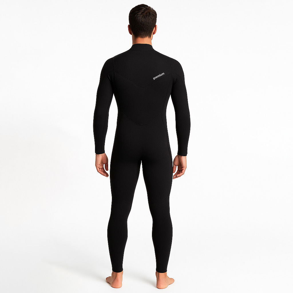 Surf Wetsuit MEN 4_3.5 mm SC 2 black back