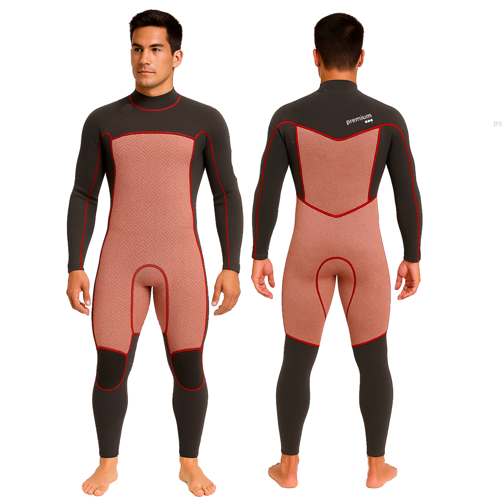 interior premium wetsuit back frontback
