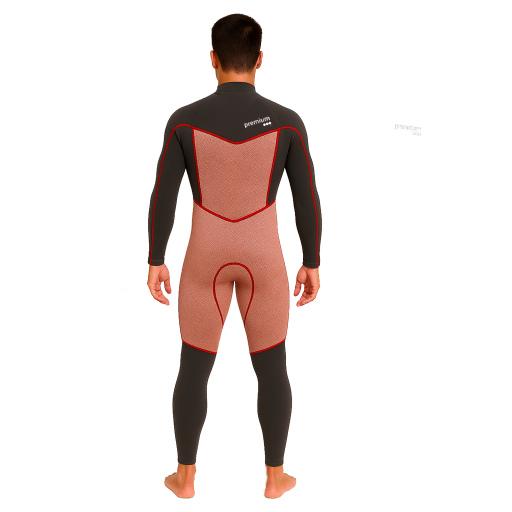 interior premium wetsuit back